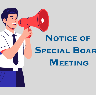 Special board meeting